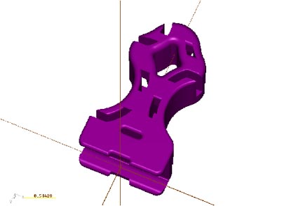 Mastercam 3D CAD/CAM drawing in solids